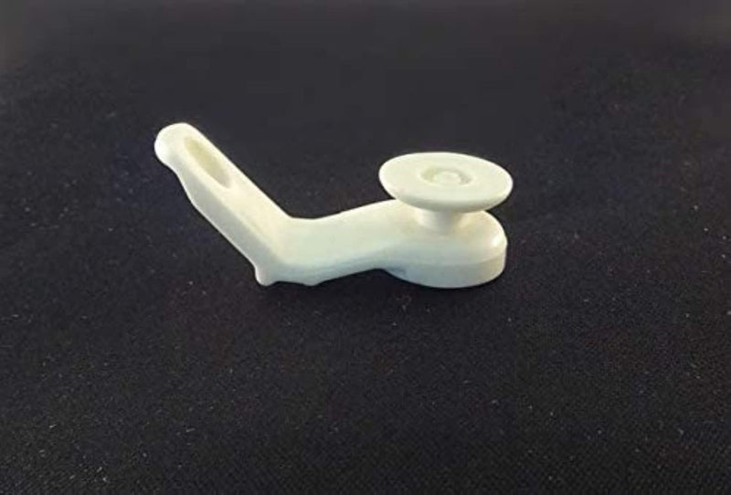 Graber Spring Window Fashions Traverse Rod Slides - Pack of 10, White Plastic - Image 2